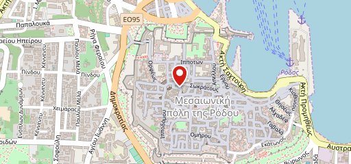 Jannis Center Ródos на карте