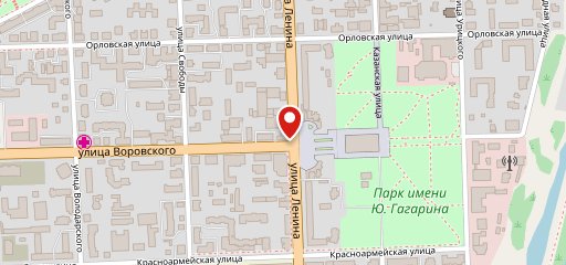 к на карте