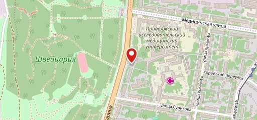 сеть кафе 7 Звезд в Нижнем Новгороде на карте