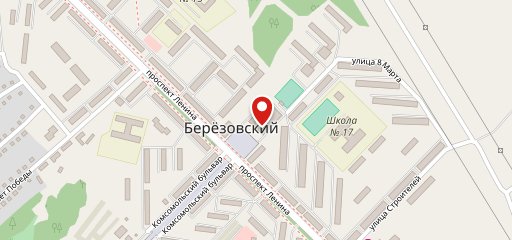 Кафе Ark Pizza г.Берёзовский Кемеровской обл Berëzovskiy на карте