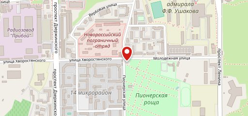 кафе Ассорти ул. Пионерская Новороссийск на карте