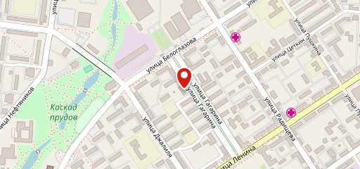 Баку на карте