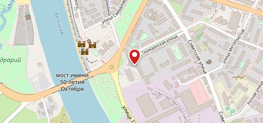 кафе-бар Дискавери на карте