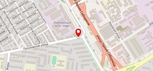 Крендель на карте