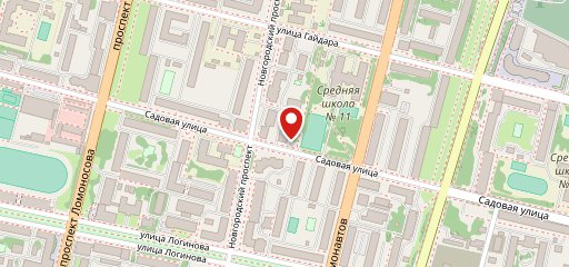 У фонаря на карте