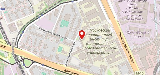 Vzlet на карте