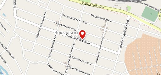 Белая акация на карте