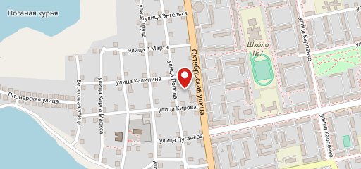 Берёзка на карте