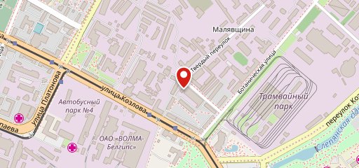 Кафе БГУ на карте