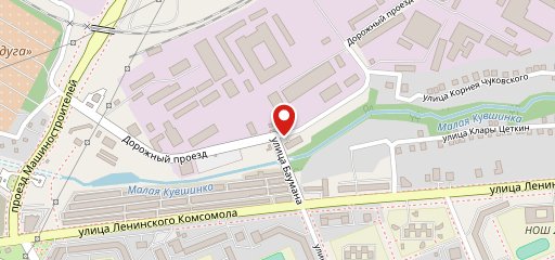 Дорожное на карте