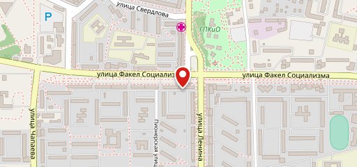 Кафе быстрого питания на карте