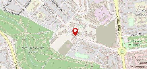 Кафе быстрого питания на карте