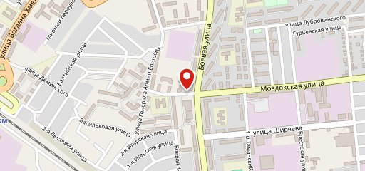 Кафе быстрого питания на карте