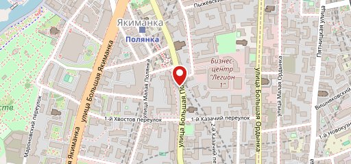 Кафе быстрого питания на Большой Полянке на карте