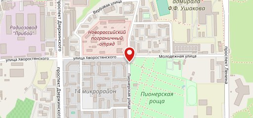 Кафе быстрого питания на карте