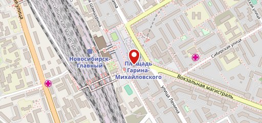 Кафе быстрого питания на карте