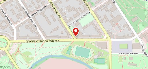 Кафе быстрого питания на карте