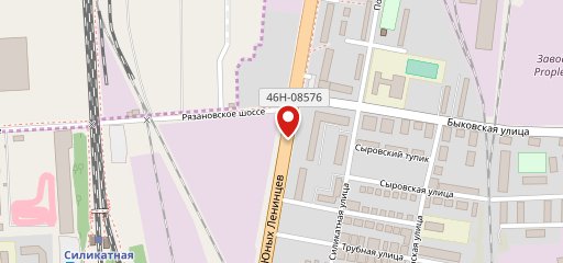 Кафе быстрого питания на карте