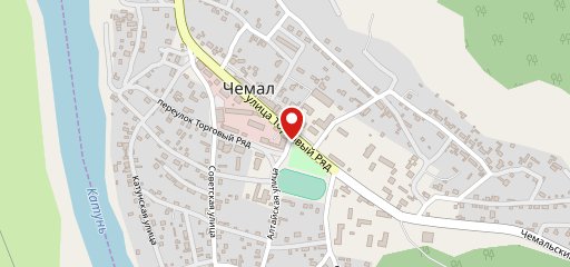 Чемал на карте