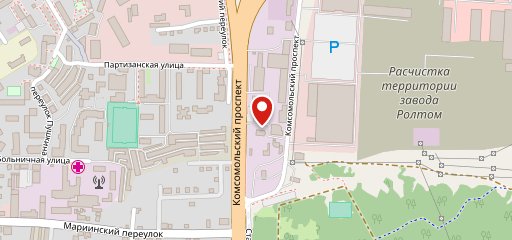 Столовая на карте