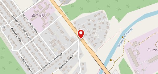 Дорожное на карте