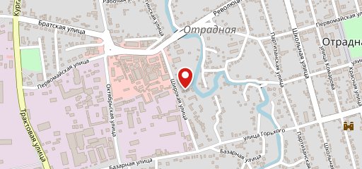 Дорожное на карте