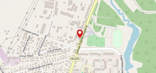 Кафе "Две лисицы" на карте