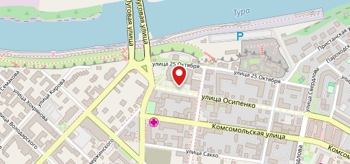 Кафе ЭГФ на карте
