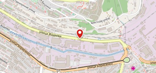 Фадеевский на карте