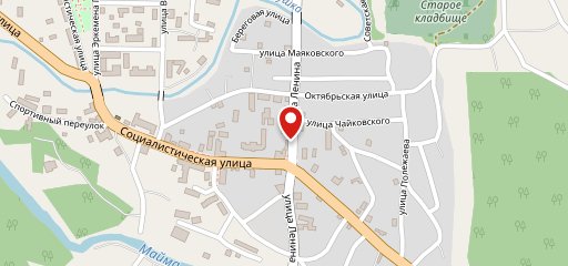 Столовая на карте