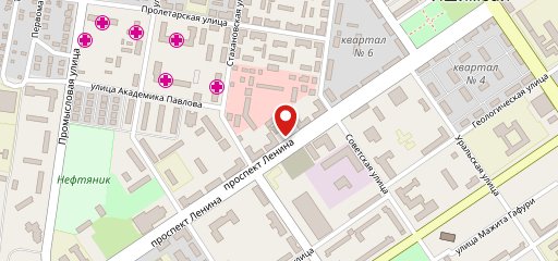 Гранат на карте