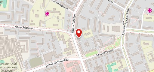 кафе "Гурман" на карте