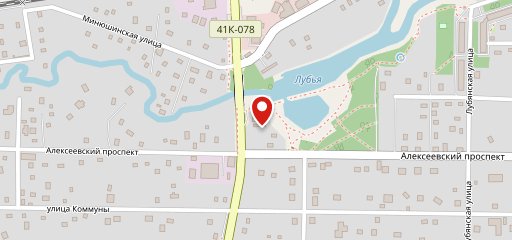 Кафе и Продовольственный магазин на карте