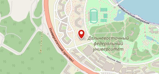 Кафе Кампуса ДВФУ на карте