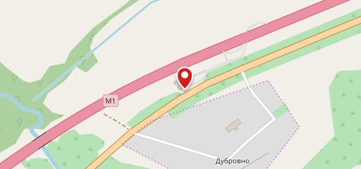 Кафе "Карчма Замок зубра" Трасса М1 на карте