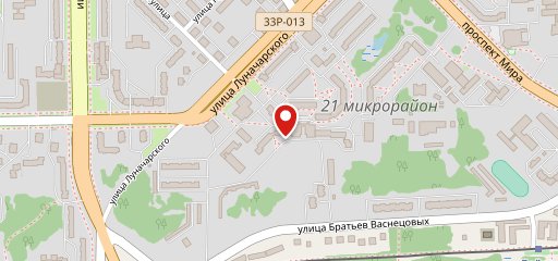 Каштан на карте