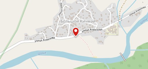 Казбек на карте