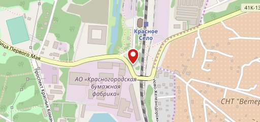 Кафе-клуб на 1 Мая на карте