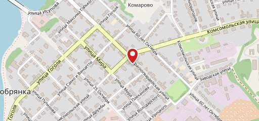 Комарово на карте