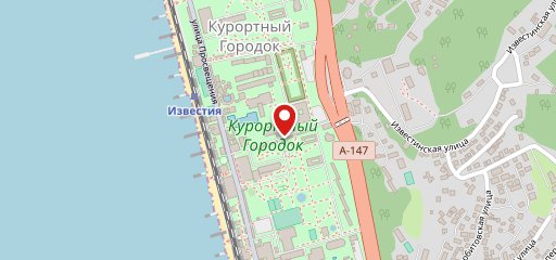 Кафе Курортное на карте