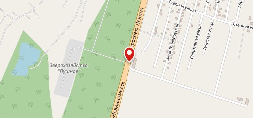 Лесное на карте