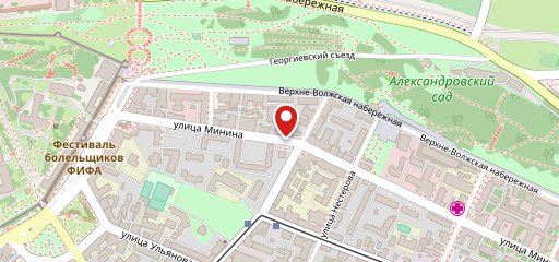 Кафе "М12" на карте