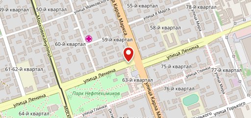 Малина на карте