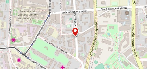 Кафе Мамонтёнок на карте