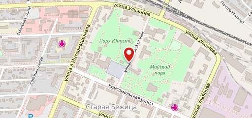 Майское на карте