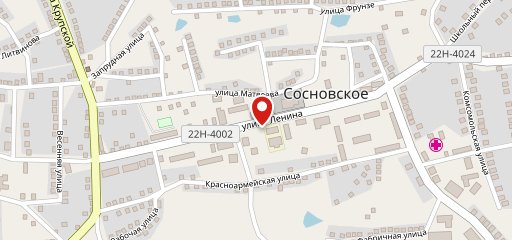 Медок на карте
