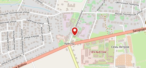 Меридиан на карте