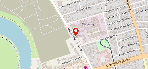 Столовая "Милавица" на карте