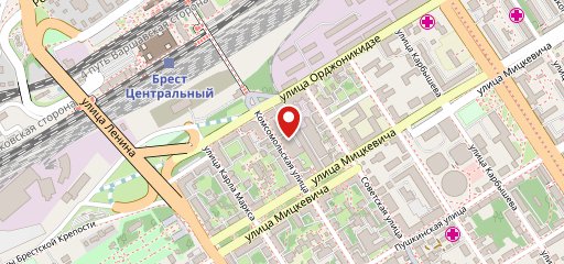 Чемоdan на карте