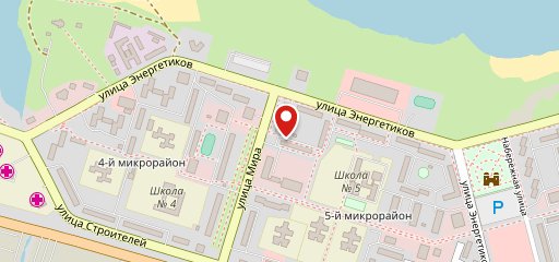 Молодёжное на карте